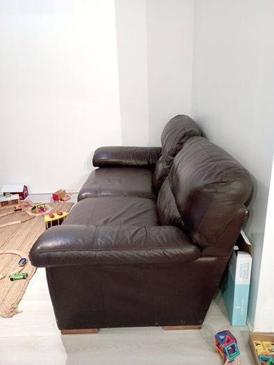 Brown sofa