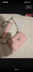 pink guess bag