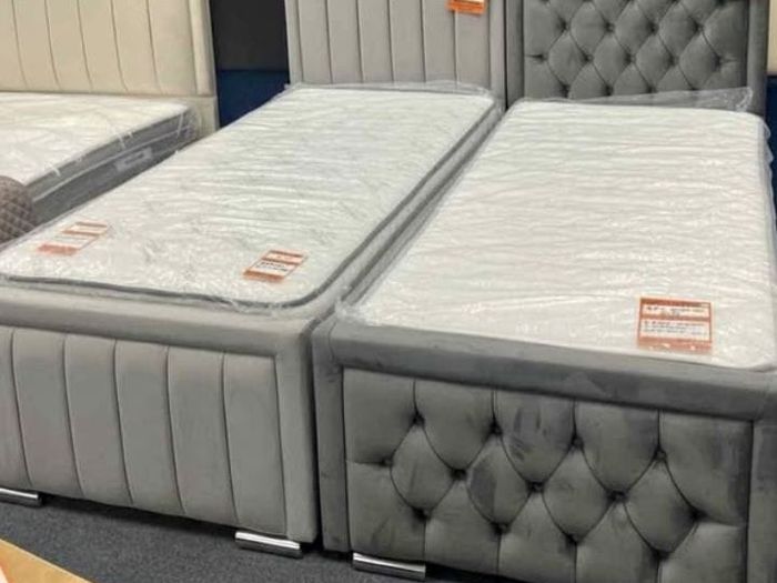 Single beds in various colours