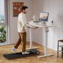 120 x 60 cm Standing Desk, Electric Height Adjustable Desk with 2 Hooks Image 2