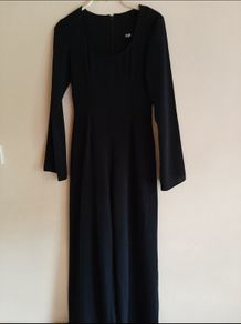 vintage one piece suit wide leg trousers