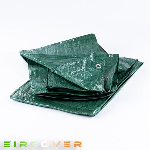 Budget Tarpaulin 3.5m x 3.5m (11' - 11') 80 gsm Green