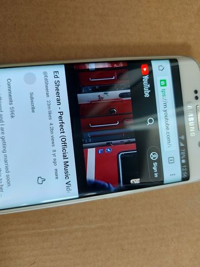 Samsung Galaxy S6 Edge, Model SN-G925F, 64GB, in excellent cosmetic condition