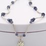 925 vintage sterling silver and amethyst necklace Image 5
