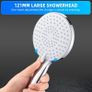 NEW SALE | Shower Head,Water Saving Showerhead with 3 Modes,Rainfull Showerhead,High Pressure Showerhead for Bathroom and Outdoor Using,Chrome Image 6
