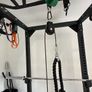 Commercial Power Rack + Jammer Arms + Cable System + Attachments + Flooring Image 3