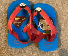 Havaianas Superman kids sandals new size 5 c