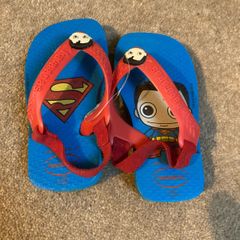 Havaianas Superman kids sandals new size 5 c
