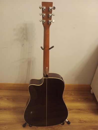 Vintage electro-acoustic guitar