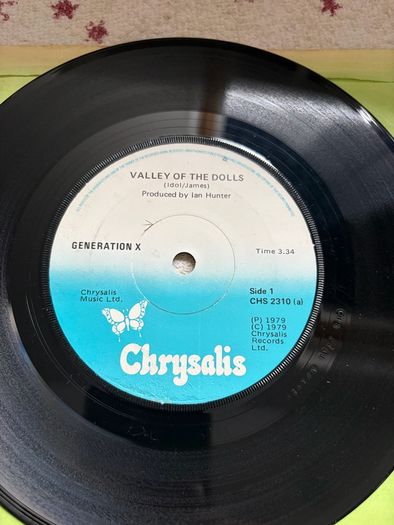 Generation X vinyl single Irish pressing