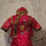 Boys Traditional Red New Year Costume, Warm Winter Chinese Outfit Set Image 2