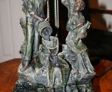 Vintage Fountain Table Lamp