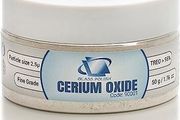Glass Polish 90001 Cerium Oxide Fine Grade Glass Polishing Powder - TREO 95% - 2.5 microns - 50 Grams - White