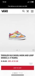 Toddler glow in the dark vans size 21