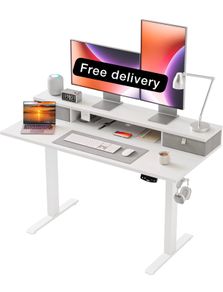 120 x 60 cm, Stable Sit-Stand Desk with Memory Control