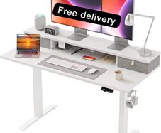 120 x 60 cm, Stable Sit-Stand Desk with Memory Control