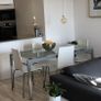 Glass table with of without chairs Image 2