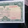 1969 Ireland One Pound Banknote Image 3