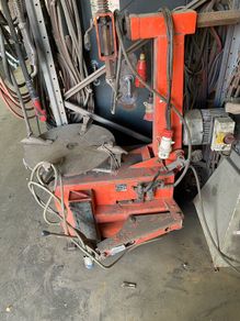 An industrial tyre changing machine
