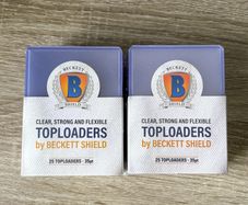 2x Packs of 25 Beckett Shield 3 x 4 Inch Top Loaders Toploaders Pokemon Cards Protection New MTG