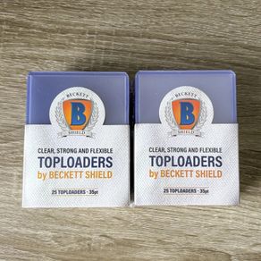 2x Packs of 25 Beckett Shield 3 x 4 Inch Top Loaders Toploaders Pokemon Cards Protection New MTG