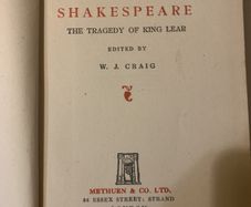 The Tragedy of King Lear by Shakespeare 1942