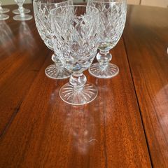 3 Waterford Crystal Donegal sherry glasses