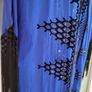 Matthew Williamson Blue Black Fringed Drape Sz 10 Uk (fit 8 - 12 Uk) Image 3