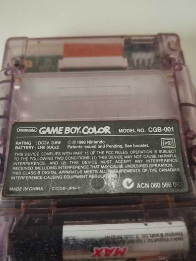Nintendo Game Boy Color  Atomic Purple
