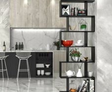 BRAND NEW 6-Tier Wooden Bookcase, S-Shape Display Shelf and Room Divider, Freestanding Decorative Storage Shelving, 190.5cm Tall Bookshelf