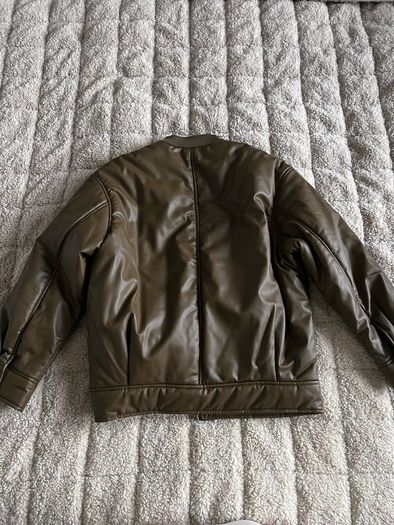 H&M Leather Bomber Jacket