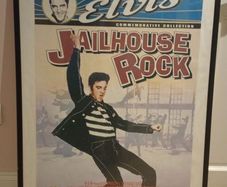 Elvis framed Poster