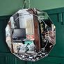 Art Deco original 1920s Mirror vintage French Art Deco etched mirror Image 8