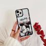 Cartoon Art Painting Mickey Mouse Phone Case For iPhone 14 13 12 11 Pro Max Mini X XS XR 7 8 Plus Transparent Soft Clear Cover Image 5