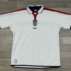 Vintage 2003/05 Umbro England Home Reversible Jersey Shirt Men XXL