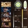 LED Dimmable Ceiling Lights with Remote, Chandelier Ceiling Light with 4 Squares, Flush Mount Ceiling Lamp for Living Room Kitchen Office Bedroom Dining Room (FREE POSTAGE) Image 6