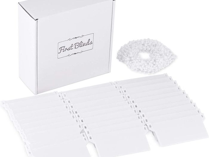 Vertical blind set 30 bottom weights and 6 meter chain 89mm (3.5 inches)-Replacement Spares
