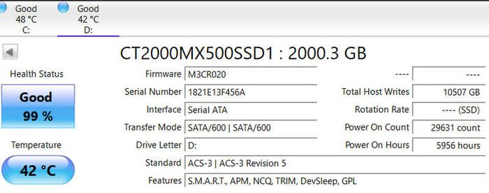 Ssd 2tb Crucial Mx500 Sata