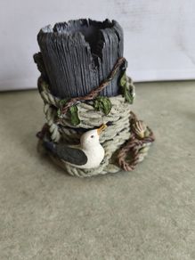 Desk Accessory Pen/pencil Cup Holder Pier Design By Figi
