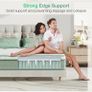 Small Double Mattresses 9.8 Inch 3-Zone Gel Memory Foam Pocket Sprung Mattress Image 5