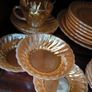 Fire King Peach Lustre Vintage Anchor Hocking Image 2