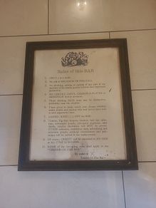 Bar Rules Print