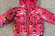 Pink girl jacket size 12-24 m