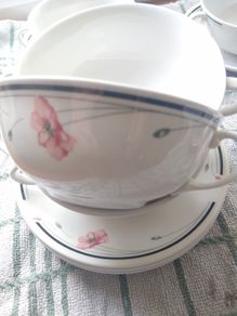 Johnston Brothers  Soup cups & saucers set