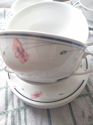 Johnston Brothers  Soup cups & saucers set