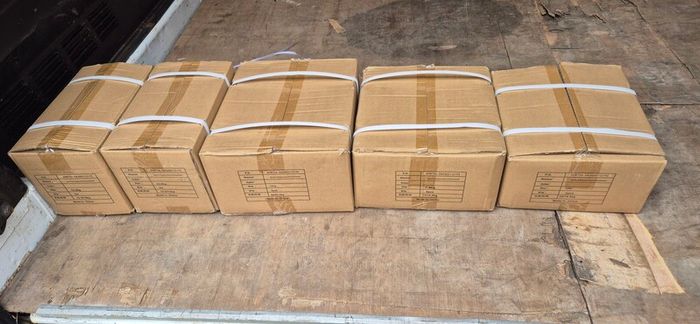 4 brand new sets of dumbbells