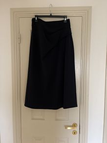 Adolfo Dominguez black midi skirt BNWT