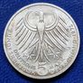 1975 Germany Silver 5 Deutsche Mark Friedrich Ebert Image 3