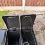3 Compartment 30lt Recycle Bin stainless steel Image 4