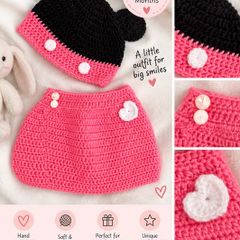 Handmade Crochet Baby Outfit